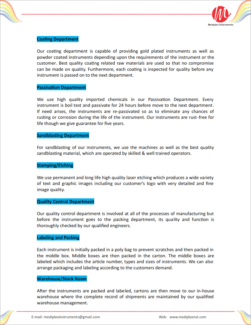 Mediplex Instruments About Us